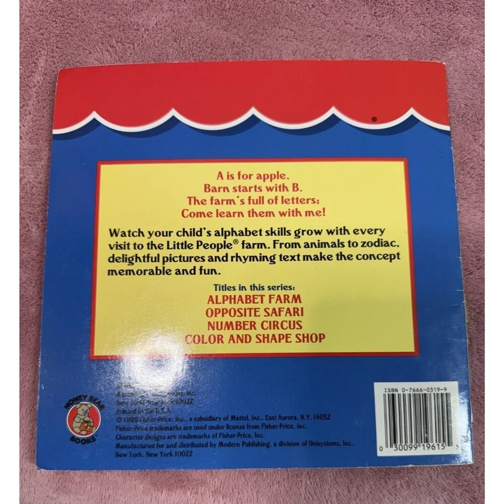 Fisher Price Little People Kindergarten Workbooks, dictionary--Lot Of 5 NEW